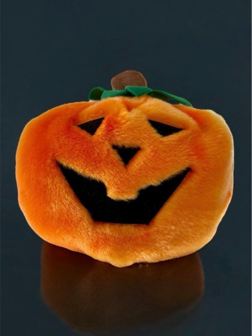 TY 2004 Classic Halloween GOURDIN Pumpkin 7” Plush Toy
